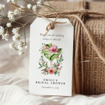 Margarita Fiesta Floral Brautparty Geschenkanhänger<br><div class="desc">Margarita Fiesta Brautparty Gift Tags</div>