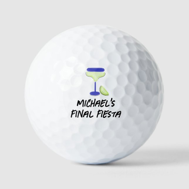 Margarita Fiesta ultime Balle de golf pour enterre (Recto)