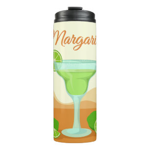 "Margarita" individuelle Name tumbler Thermosbecher