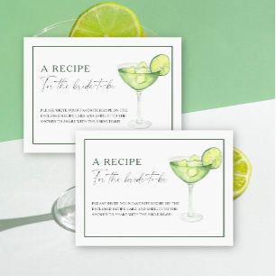 Margarita-Junggesellinnenabschied-Rezept für die z Begleitkarte