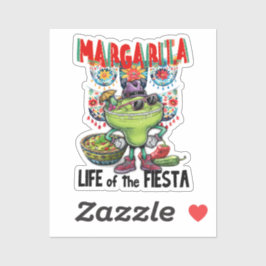 Margarita Leben der Fiesta, Mexican Drink Aufkleber