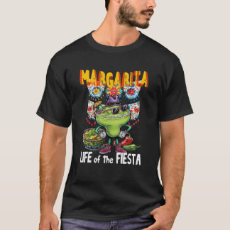 Margarita Life of the Fiesta, Mexican Fiesta T-Shirt