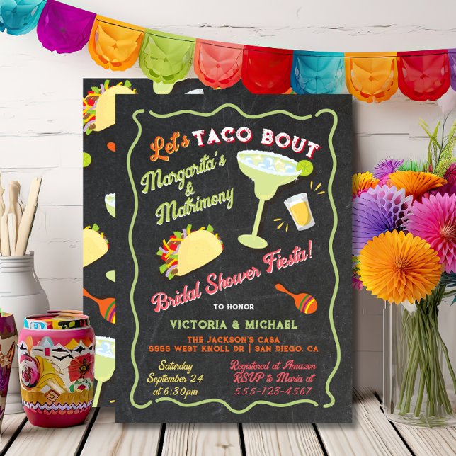 Margarita Matrimony Mexican Fiesta Brautparty Einladung (Von Creator hochgeladen)
