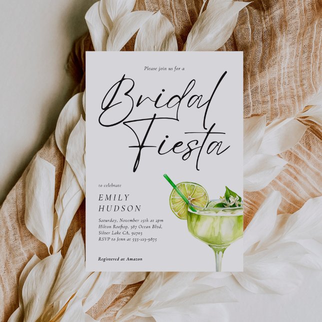 Margarita Mexican Fiesta Brautparty Einladung (Von Creator hochgeladen)