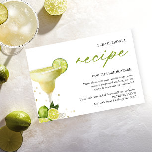 Margarita Party Brautparty Rezept Einladung