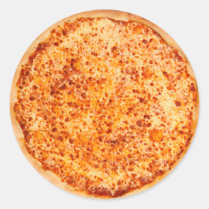 Margarita Pizza Runder Aufkleber