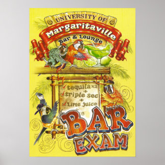 Margarita Poster=Pass die Bar-Prüfung ab Poster