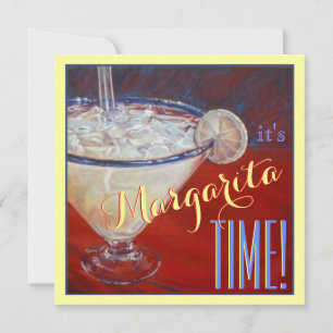 Margarita trinken rot-gelben Bachelorett Einladung