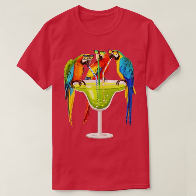 Margarita trinkende Frauen im Sommer Vacati T-Shirt (Design vorne)