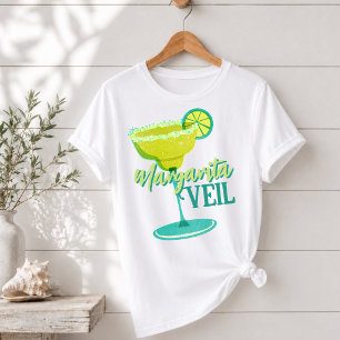Margarita Veil Junggeselinnen-Abschied Illustriert T-Shirt