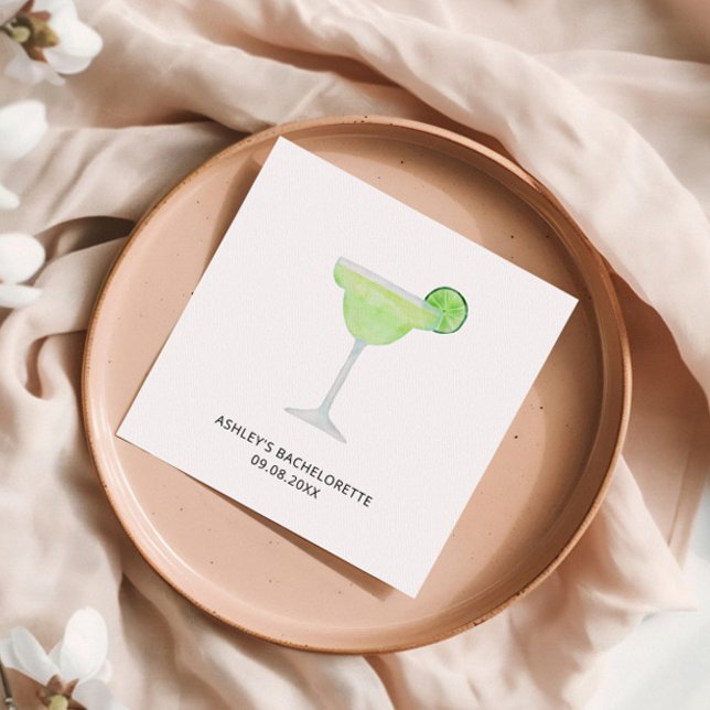 Margarita Wedding, Bachelorette oder Brautparty Serviette (Von Creator hochgeladen)