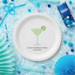 Margarita Wedding Brautparty Fiesta Pappteller<br><div class="desc">Margarita Papier Platte für einen lustigen,  fiesta Thema Polterabend. Sie können den Text an Ihre Veranstaltung anpassen.</div>