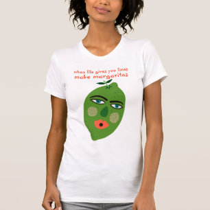 Margaritas Funny Limon Whimsisch machen T-Shirt