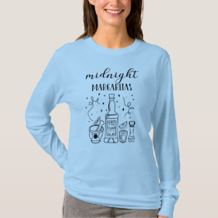 Margaritas Long Sleeve T - Shirt Mitternacht