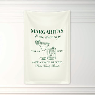 Margaritas & Matrimony Bachelorette Banner