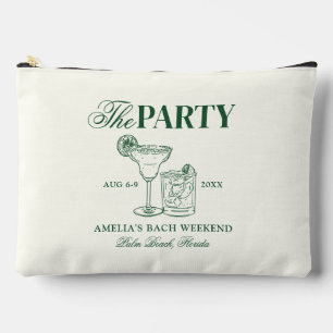 Margaritas & Matrimony Bachelorette Zubehörtasche