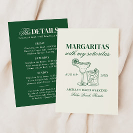 Margaritas mit meinem Señoritas Bachelorette Woche Einladung