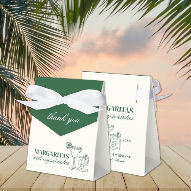 Margaritas mit meinem Señoritas Bachelorette Woche Geschenkschachtel (Von Creator hochgeladen)
