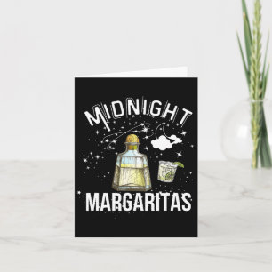 Margaritas Party Mitternacht Zu Halloween Hexe Nie Karte