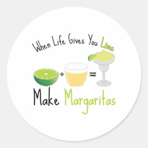 Margaritas Runder Aufkleber