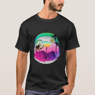 Margaritas Synthwave 80er Retrowave Ästhetik 2 T-Shirt