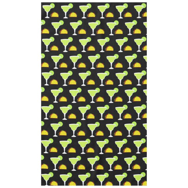 Margaritas + Tacos! Tischdecke (Vorderseite)