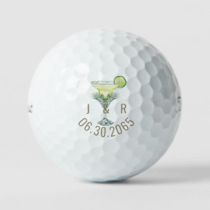 Margaritas Tropical Wedding Titleist Pro V1 Golfball