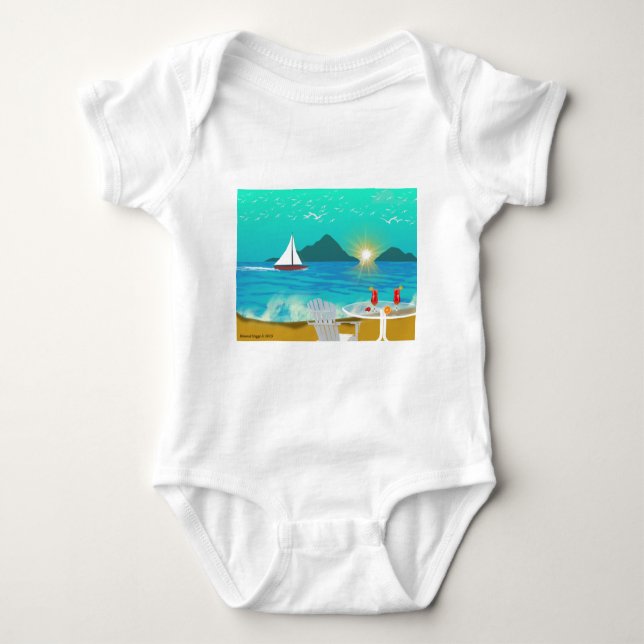Margaritaville Baby Strampler (Vorderseite)