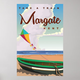 Margate Kent Vintage Reiseplakat Poster