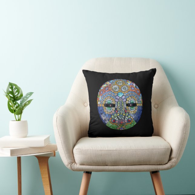 Marge Mosaic Mask Kissen (Stuhl )