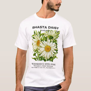 Margerite Shasta Vintage-Samenpaket T-Shirt