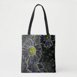Margeriten Blumen Tasche