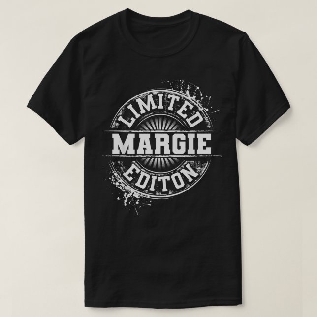 MARGIE Limited Edition Funny Personalisiert Name G T-Shirt (Design vorne)