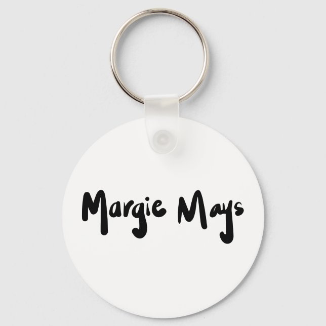 Margie Mays Signature Keychain Schlüsselanhänger (Vorderseite)