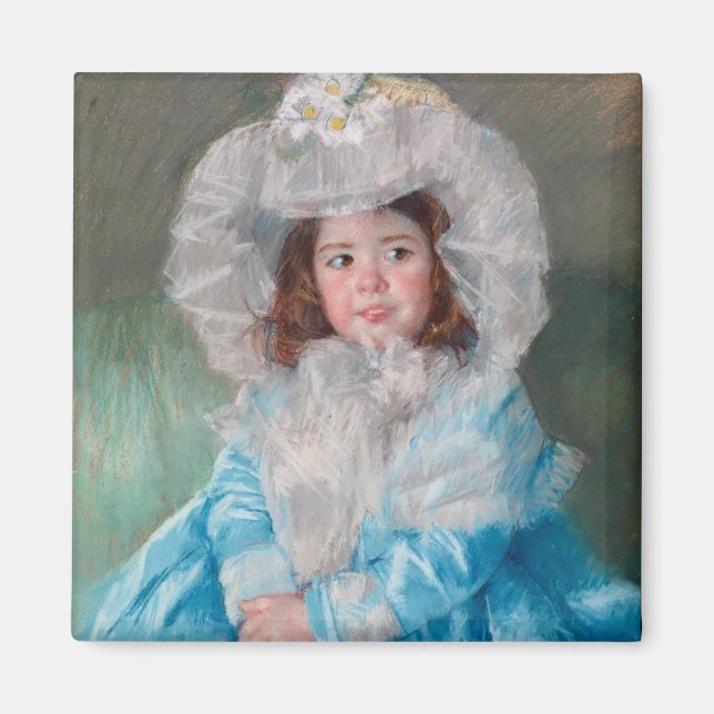 Margot in Blue | Mary Cassatt Magnet (Vorne)
