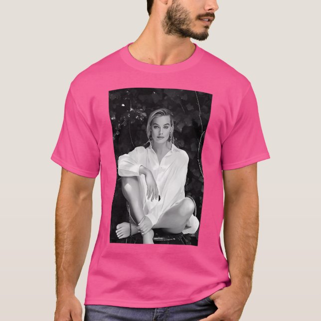 Margot Robbie Art Classic Kinder T-Shirt (Vorderseite)