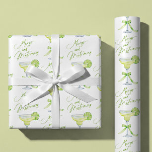 Margs and Matrimone Pattern Bridal Bachelorette Geschenkpapier
