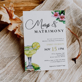 Margs and Matrimony Bridal Shower Einladung