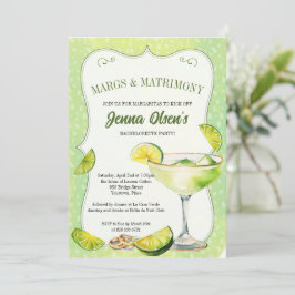 Margs and Matrimony Junggeselinnen-Abschied Einladung