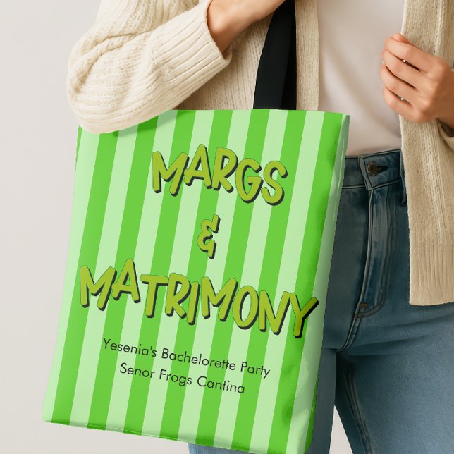 Margs and Matrimony Junggeselinnen-Abschied Tasche (Margs and Matrimony Bridesmaid Tote Bag)