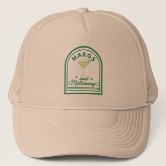 Margs and Matrimony Margarita Trucker Hat Truckerkappe