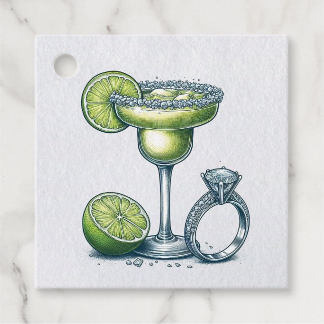 Margs & Hochzeit Geschenkanhänger (Vorderseite)