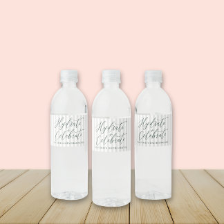 Margs & Matrimone Custom Water Flasche Label