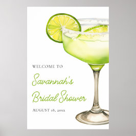 Margs & Matrimons Limones Brautparty Begrüßungszei Poster