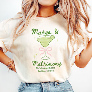 Margs & Matrimony Bachelorette Custom T-Shirt