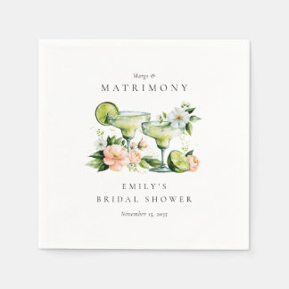 Margs & Matrimony Floral Brautparty Serviette