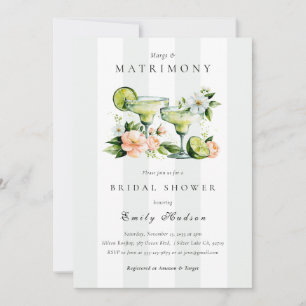 Margs & Matrimony Floral Brautschmaus Einladung