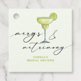 Margs & Matrimony Green Limones Brautparty Geschenkanhänger