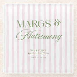 Margs & Matrimony Limon Margarita Brautparty Glasuntersetzer