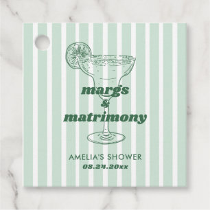 Margs & Matrimony Retro Bachelorette Brautparty Geschenkanhänger